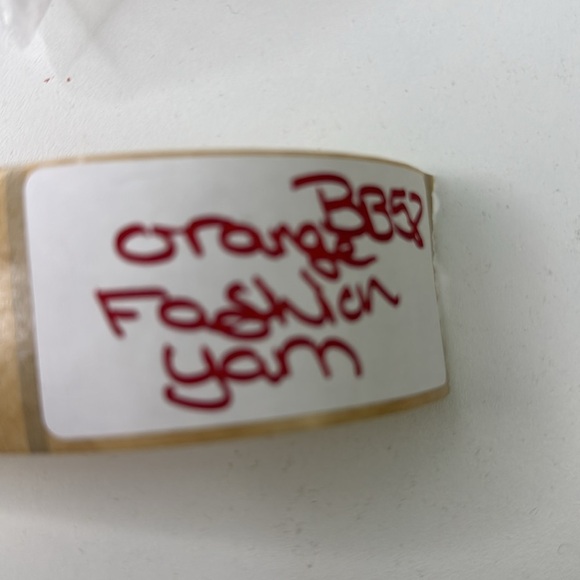 Fashion Yarn - orange red - 1 lb - Picture 6 of 6